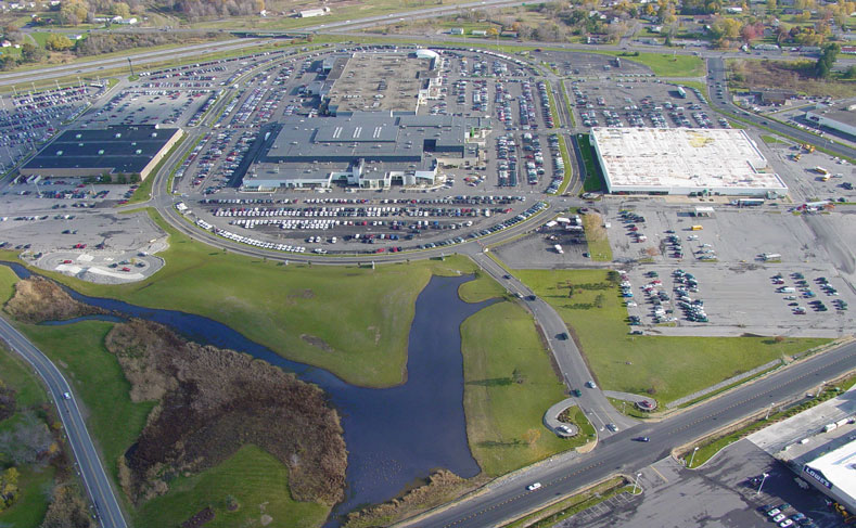 Drivers Village Aerial