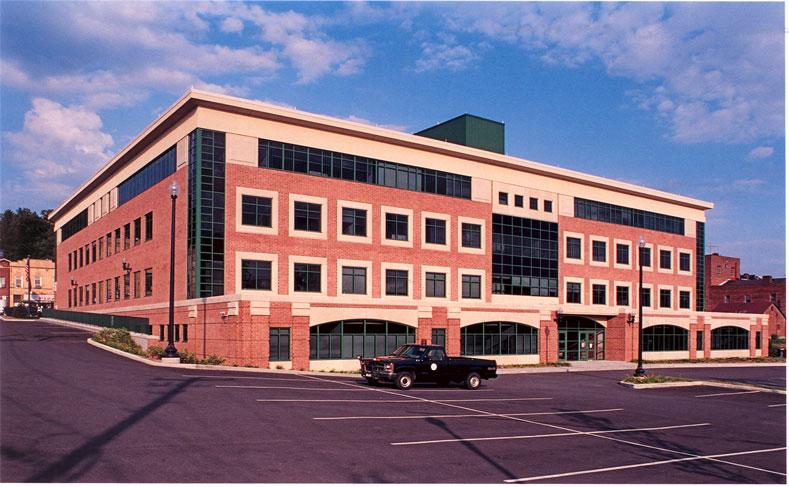 Green County Office Building Exterior Back Facade