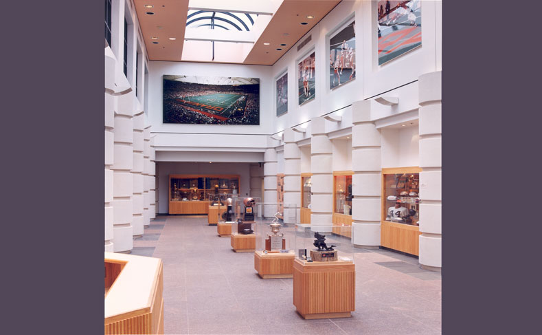 Syracuse University Manley Project Football Hall of Fame Interior1